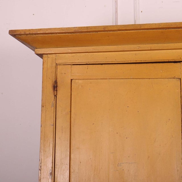Wonderful early 19th C painted West country housekeepers cupboard, fantastic colour and great storage. 1820 Internal depth...