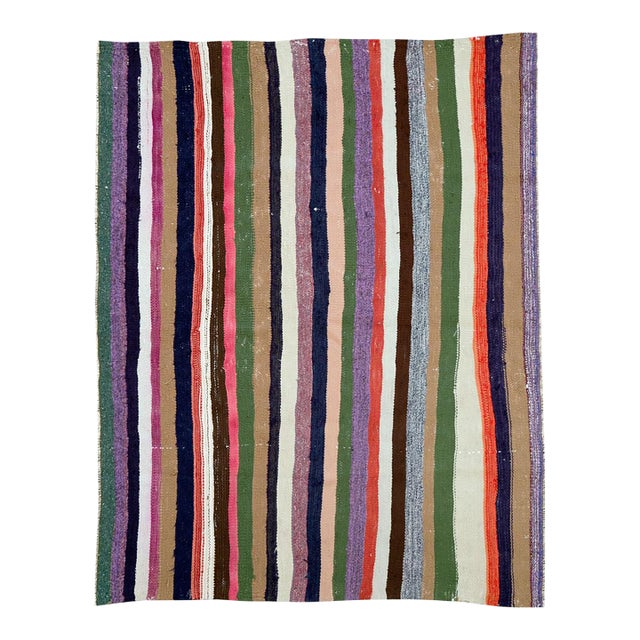 Galerie Shabab Collection Mid-20th Century Persian Flatweave Kilim Rug For Sale