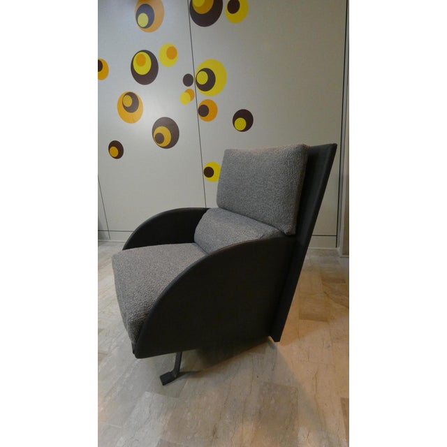 Metal Vintage Lounge Chair by Paolo Nava for Flexform, Italy, 1985 For Sale - Image 7 of 17
