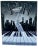 Large 12' foot tall hand-painted artwork oil painting on a canvas featuring "Jazz" with two female hands holding a martini...
