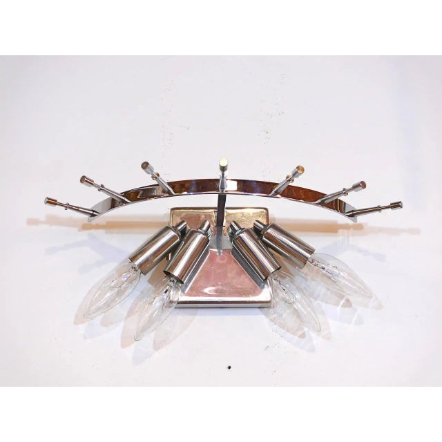 1960s Prismatic Glass Sconces by Kindeley - a Pair For Sale - Image 10 of 11