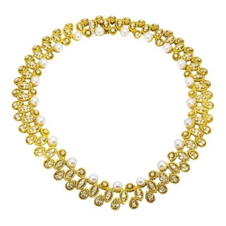 Late 20th Century Hammerman Brothers Necklace & Earring Suite, 3 Pieces For Sale