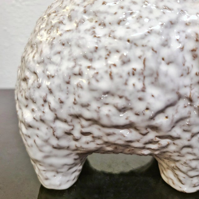 Chunky White Elephant by Aldo Londi for Bitossi For Sale - Image 9 of 9