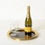 Metal Round Serving Tray in Tortoiseshell Effect from Christian Dior, 1970s For Sale - Image 7 of 12