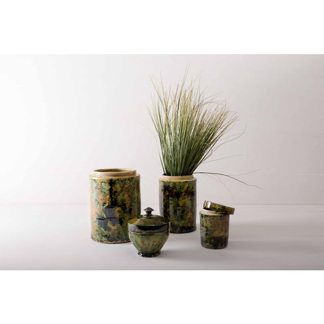 Elegant, handmade ceramics from Apulia, Italy. The minimalist, simple design impresses with its chromatic color...