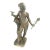 Large 34" Antique Grand Tour Mythological Roman Bronze Sculpture of Pan or a Youthful Faun For Sale