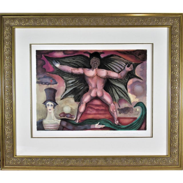 Marcel Marceau, Le Troisieme Oeil (The Third Eye) plate #4, 1981 For Sale In San Francisco - Image 6 of 6