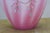 1992 Fenton Rosalene Pink Twining Floral Satin Glass Melon Vase Urn 7" For Sale - Image 10 of 13