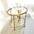 Mid-Century Modern Vintage French Brass Bar Cart from Maison Baguès For Sale - Image 3 of 13