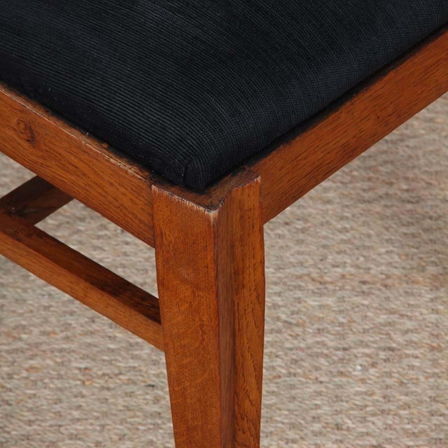 Vintage Oak Chairs, 1950s, Set of 4 For Sale - Image 6 of 9