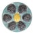 French Majolica Oyster Plate With Lemon Circa 1890 For Sale
