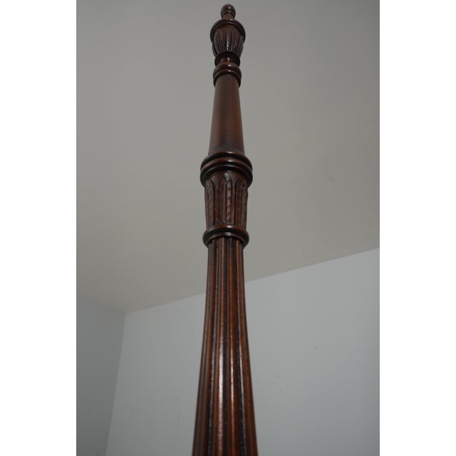 Wood Lexington Queen Size Cherry Rice Bed For Sale - Image 7 of 12