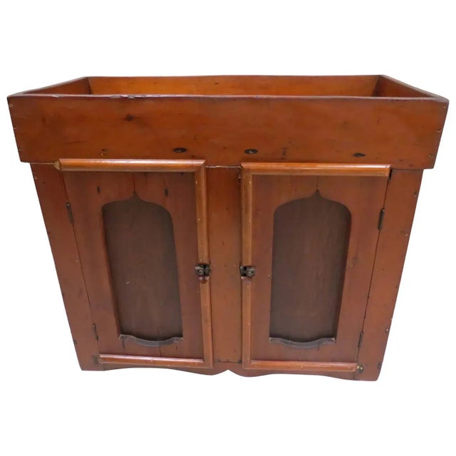 19th Century Antique Primitive Handmade Farmhouse Dry Sink For Sale - Image 11 of 11