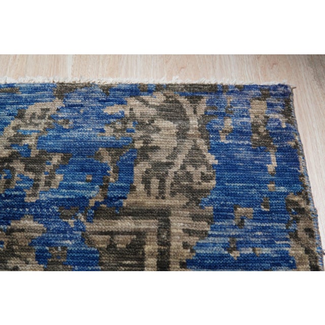 8x10 Blossom Bamboo Floral Traditional Hand Knotted Wool Carpet Rug For Sale In New York - Image 6 of 6
