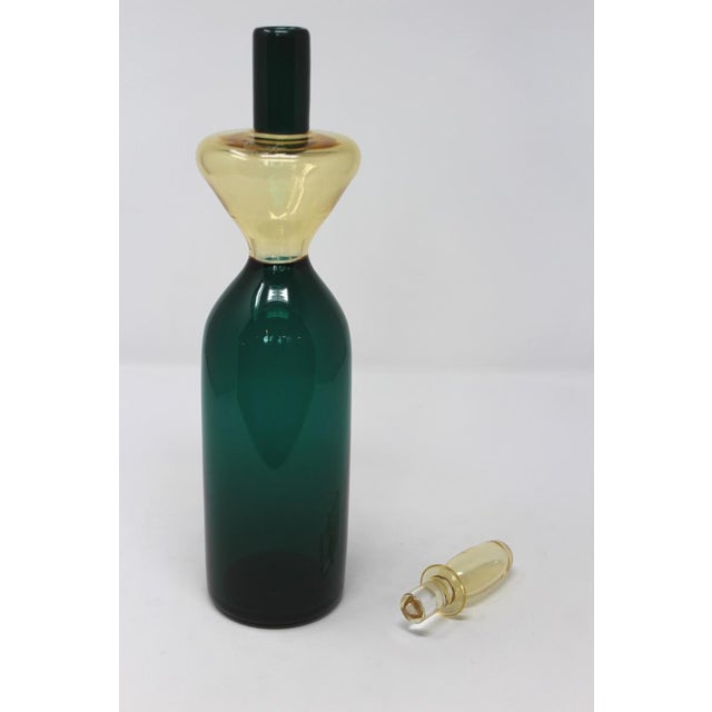 Mid 20th Century Gio Ponti - Gio Ponti Bottle by Venini For Sale - Image 5 of 7
