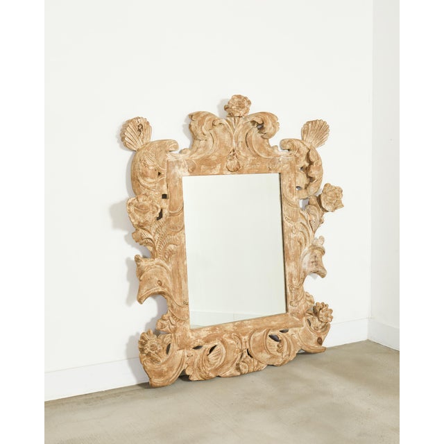 Baroque Dennis & Leen Baroque Carved New York Spanish Mirror For Sale - Image 3 of 18