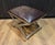 2020s Leather Ottoman by Ethan Allen For Sale - Image 5 of 9