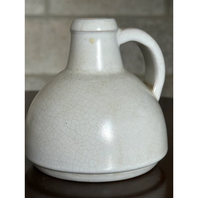 Contemporary 1940s Nittsjö Jug Vases With Handle, Sweden- a Pair For Sale - Image 3 of 7