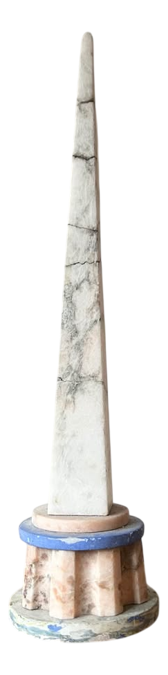 Large Antique Grand Tour Marble Obelisk, 1800s