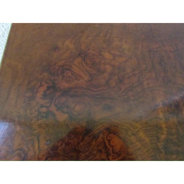 Antique French Burl Walnut Nightstand For Sale - Image 15 of 18