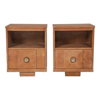 Maple Wood Nightstands - a Pair For Sale