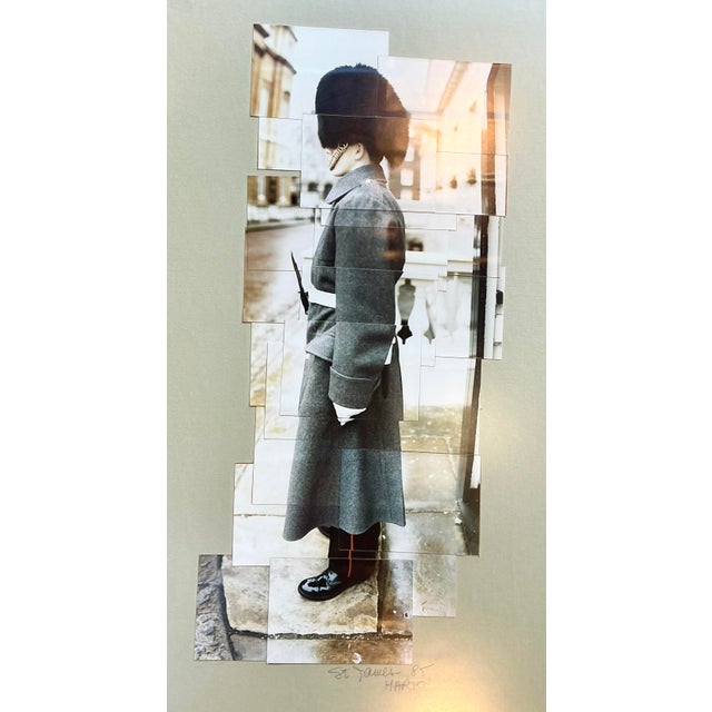 Late 20th Century Vintage Original 1980s Collage on Paper - Set of 2 For Sale - Image 5 of 12