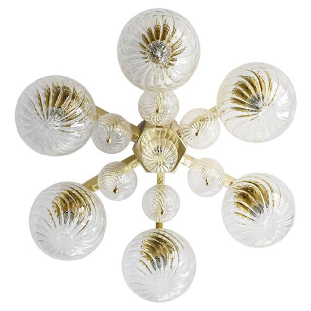 Not Yet Made - Made To Order 21st Century Italian Modern Murano Glass Flush Mount by Fabio LTD For Sale - Image 5 of 9