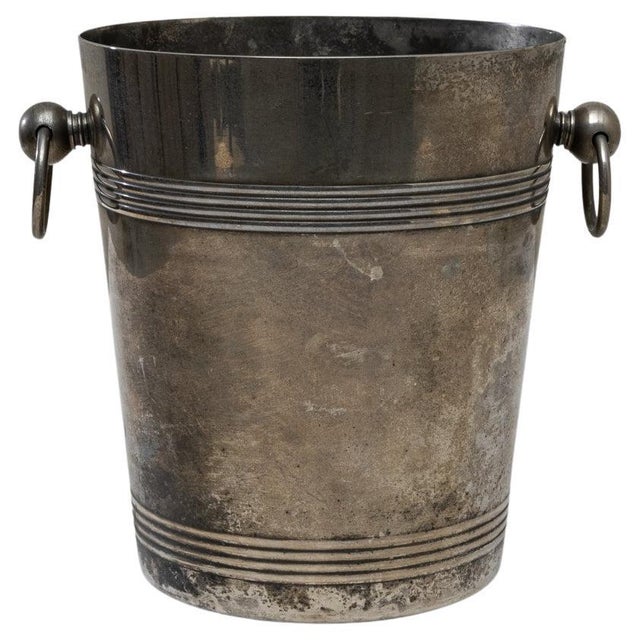 20th Century French Silver Plated Champagne Bucket For Sale - Image 10 of 18