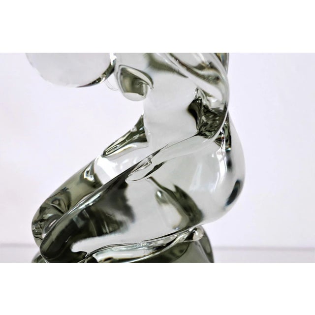 Murano Glass Sculpture of Bowed Woman by Pino Signoretto, Italy, 1980s For Sale - Image 11 of 18