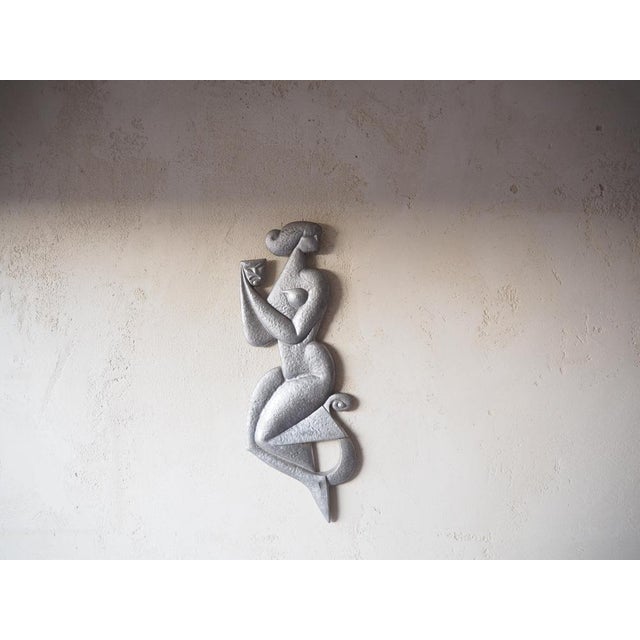 Mid-Century Tin Wall Decoration, Europe, 1970s For Sale - Image 3 of 15