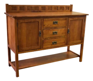 Mission Turner Sideboard-3 Drawers-2 Doors-Michael's Cherry (Mc-A)-58"