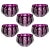 Artel Pariz Votive Candleholder, Purple, Set of 6 For Sale - Image 4 of 4