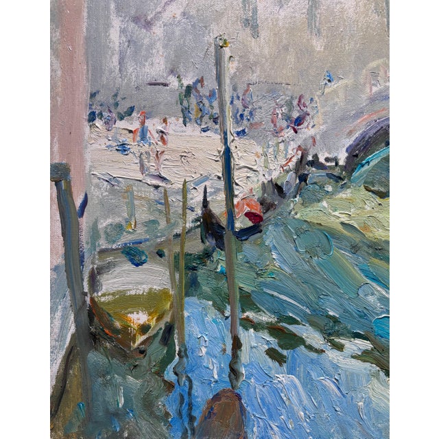 1990s Georgij Moroz, Near the Rialto Bridge, Venice, 1999, Painting For Sale - Image 5 of 8