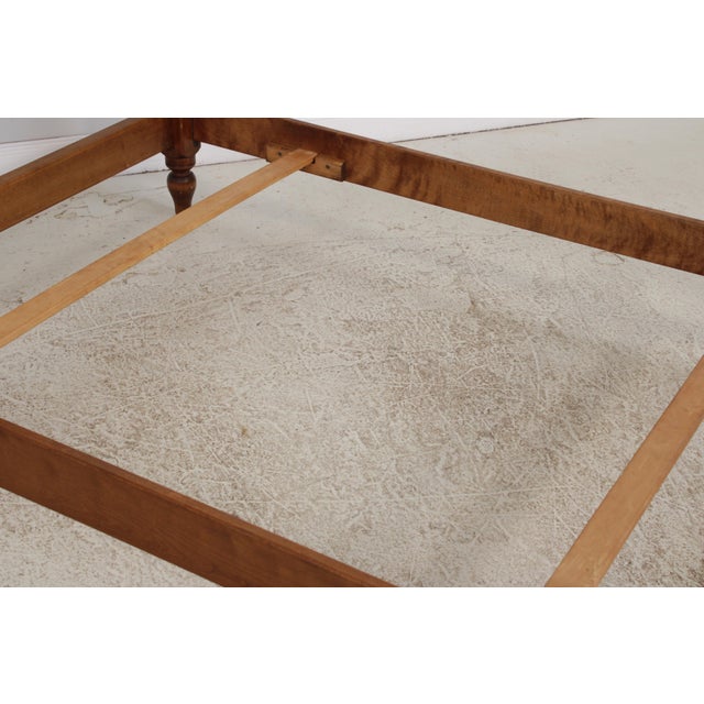 Stickley Cherry Full Size Cannonball Poster Bed For Sale - Image 13 of 15