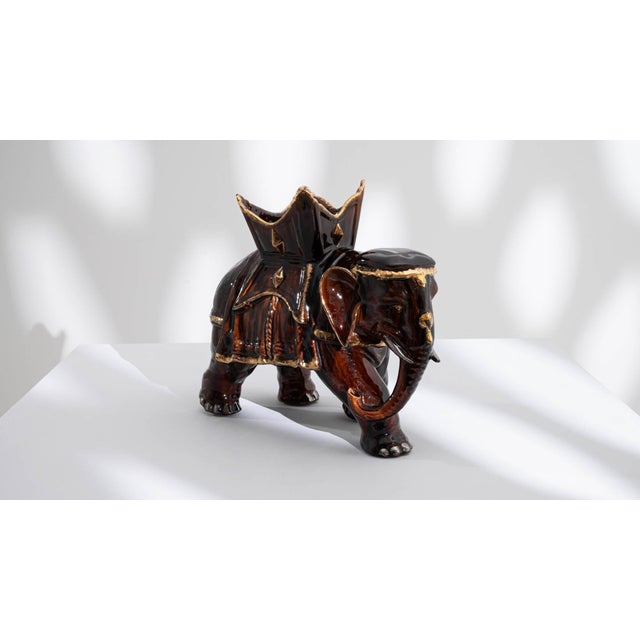 1960s 1960s French Ceramic Elephant For Sale - Image 5 of 18