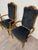 Vintage French Provincial Style Tufted Black Velvet Armchairs - Pair For Sale - Image 10 of 14
