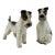 Vintage Mid Century Modern Fox Terrier Dog Salt & Pepper Shakers – A Pair For Sale
