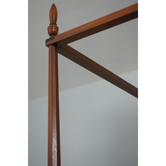 Eldred Wheeler Eldred Wheeler Queen Size Cherry Canopy Bed For Sale - Image 4 of 12