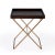 Wood Emma Cross Legs Tray Table, Multi For Sale - Image 7 of 7