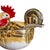 Vintage Neiman Marcus Made in Italy Hand Painted Rooster Soup Tureen For Sale - Image 4 of 8