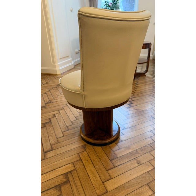 1930s French Art Deco Hocker, 1930s For Sale - Image 5 of 7