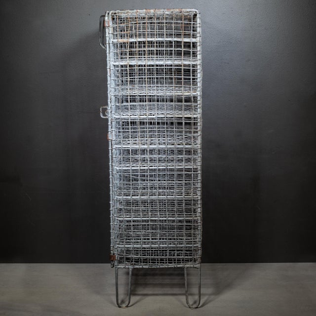 Antique 50 Bottle French Wine Cage c.1930-1940 For Sale - Image 10 of 12