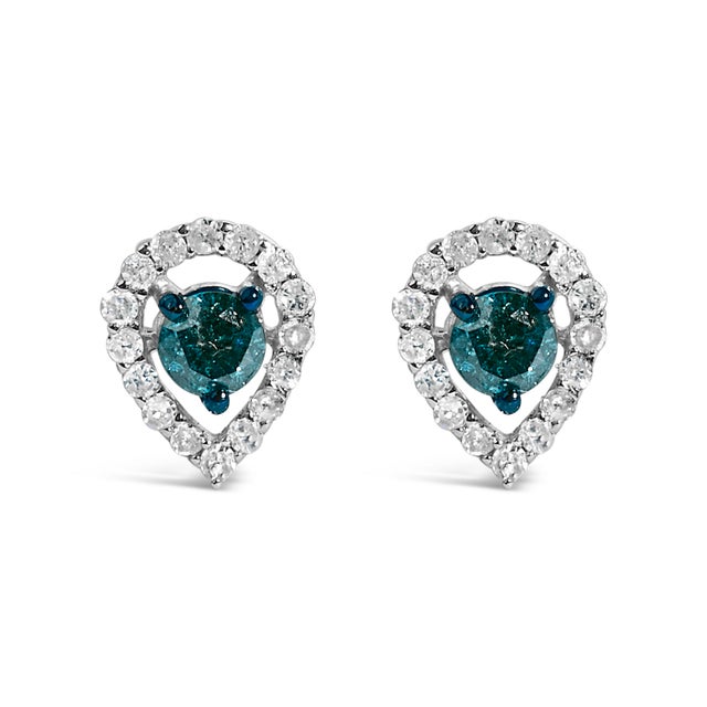 A whisper of starlight for your lobes, these pear-halo studs marry serenity and sparkle with effortless grace. A luminous...