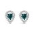 A whisper of starlight for your lobes, these pear-halo studs marry serenity and sparkle with effortless grace. A luminous...