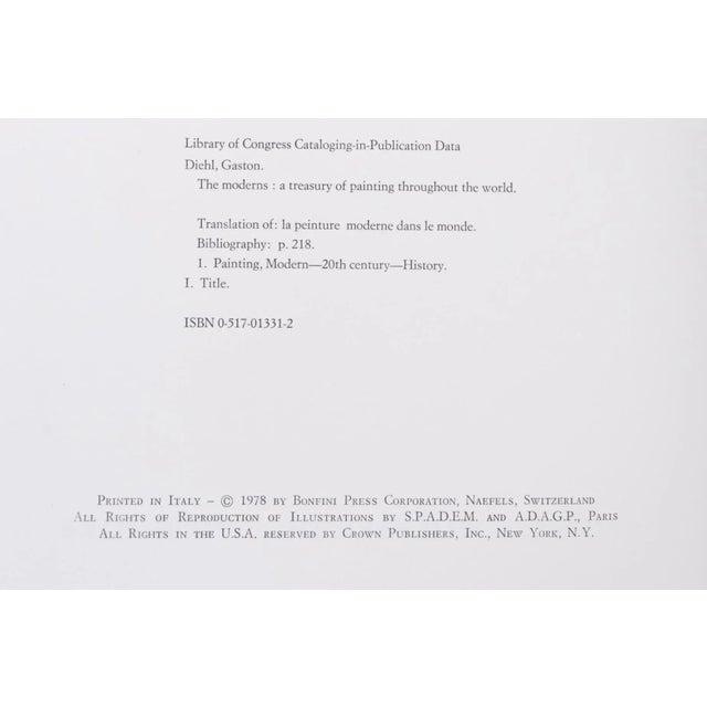 The Moderns by Gaston Diehl, a Treasury of Painting Throughout the World. Hardcover book with dustjacket. First edition...