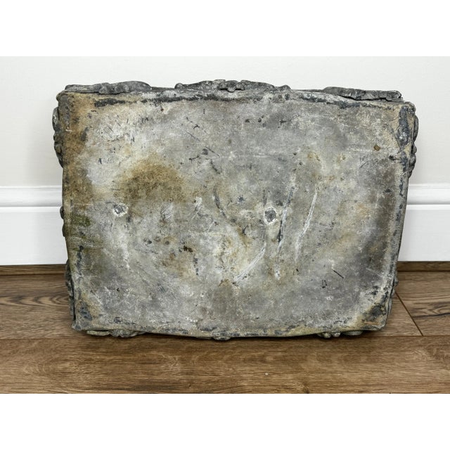 Antique Georgian British Small Poppy Window Sill Outdoor Garden Planter Sculpture For Sale - Image 10 of 10