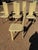 1980s Set of 8 Biege Leather Postmodern Dining Chairs For Sale - Image 11 of 12