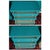 Green Hollywood Regency Green Painted 3-Drawer Chests Nightstands Credenza, a Pair For Sale - Image 8 of 12