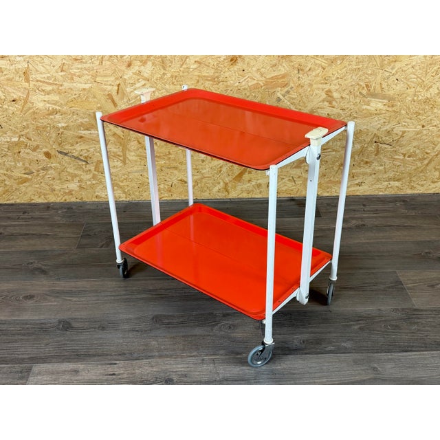 Vintage Space Age Serving Trolley, 1970s For Sale - Image 9 of 18