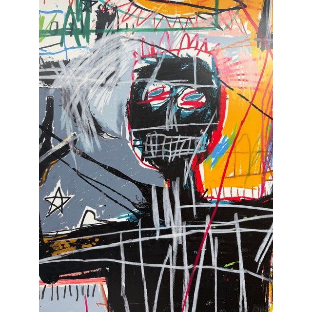 Paper Jean Michel Basquiat (1960–1988), Furious Man, 1982, Original Exhibition Poster For Sale - Image 7 of 7